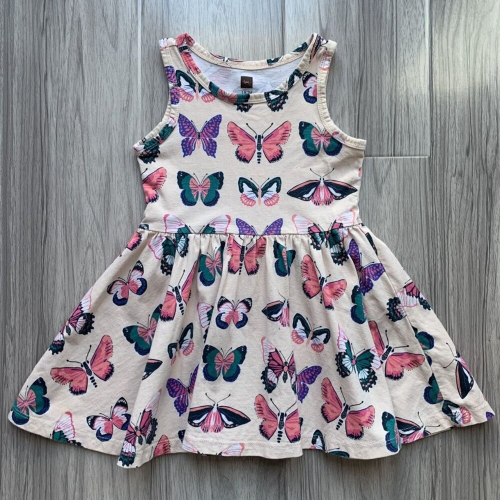 Tea Collection Locals Only Tank Baby Dress